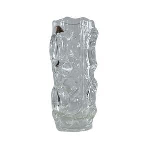 1970s Frantisek Peceny for Hermanova Hut Vintage Czech Clear Vase